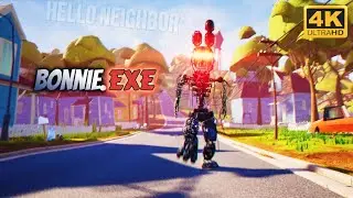 Ignited Bonnie Mod to Hello Neighbor | Full Game [ 4K 240FPS ].