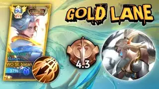 DESTROYING IRITIEL IN THE GOLD LANE😅 Top Global Natan Gameplay - mlbb