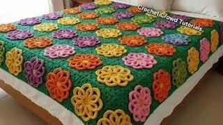 Crochet Bedsheet tutorial | BeautifulBedsheet Patterns | crochet for beginners