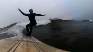 Surfing Rossnowlagh Donegal Ireland 🇮🇪 Sep 2025 🎥 Gopro Max 360 4k Irish surf 