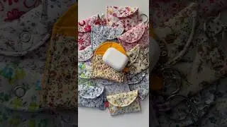 diy airpod case!!🌸 #sewing #diy #airpods #airpodscase #case #diycase #sewingshorts #shorts #fyp