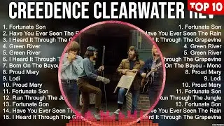 Creedence Clearwater Revival Greatest Hits 2023   Pop Music Mix   Top 10 Hits Of All Time