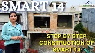 Smart 14 | Step by Step Construction of 8 Marla Smart House | Smart Hub Construction and Real Estate