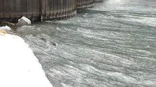 See this cold view near the icy edge of Lake Erie with a 0 degree wind chill: Christine's Chronicles