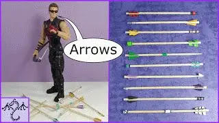 How to Make Toy Arrows (1/12 scale) for Action Figures & Other Toys