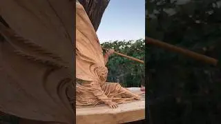 Incredible Monkey King Statue Carved from Wood