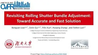 [CVPR 2023] Revisiting Rolling Shutter Bundle Adjustment: Toward Accurate and Fast Solution