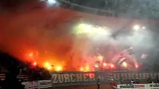 05.12.2009 GCZ-FCZ S&uuml;dkurve PYRO