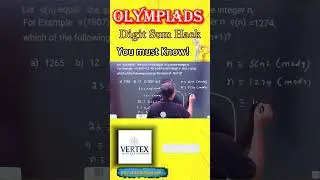 Olympiad Number Theory: Digit Sum Trick &ndash; Only 1 Correct Answer! :Vertex Olympiad math
