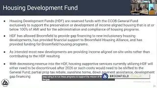 Housing Subsidies - Housing Development Fund