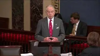 Grassley Speaks on the History of the Blue Slip Courtesy for Judicial Nominees