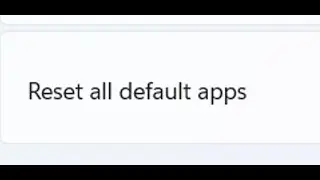 How To Reset All Default Apps In Windows 11 PC