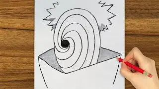 Easy anime drawing || How to draw Obito Uchiha step-by-step || Anime Drawing for Beginners