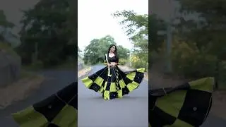 &ldquo;Wait is over&hellip; here&rsquo;s the final magical look of my Navratri flared lehenga 💃✨&rdquo;#LehengaCholi
