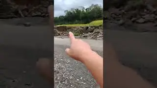 Gwalah river of Ducligan, Banaue after typhoon uwan