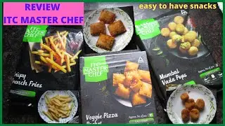 ITC MASTER CHEF || veg frozen snacks || Best snacks || REVEIW || by SARA SALAH