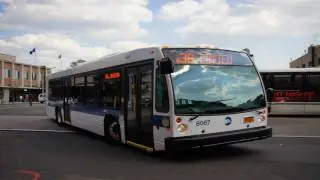 MTA New York City Bus 2011 NovaBus LFS 8067 [ Audio Recording ]