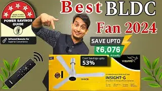 V-Guard Insight- G BLDC Fan l Smart Ceiling Fan Remote controlled l Best BLDC Fan 2024⚡