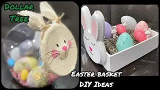 Dollar Tree Easter bunny treat gift ideas / Easter bunny home decor / Easter decoration / spring