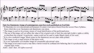 AMEB Piano Series 19 Grade 3 A3 Hengeveld Maestoso from 15 Polyphonic Studies Sheet Music