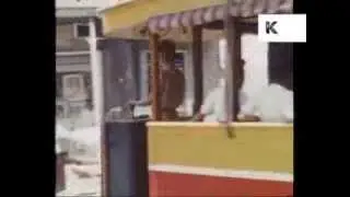 1960s Bangkok, Thailand, Streets, Market, Floating Market, Rare Colour Footage