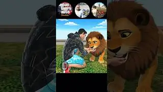 Lion love Challenge 🫣 in ivs3d vs ita vs indian bike driving 3d 🔥😈 #shorts #gaming #gta #viral