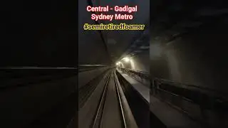 Sydney Metro from Central to Gadigal. #semiretiredfoamer #train #metro #underground
