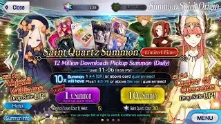 FGO 12 Million Downloads Campaign Abigail Williams Rolls