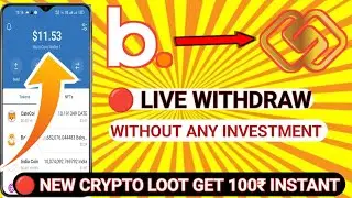🔴 100 ₹ Live Withdraw ||  Bitbns New Singup Offer || New Crypto Loot With Instant Payment || #butbns