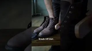 Rugged Care! #thursdayboots #boots #rugged #shoecare #leathercare #mensboots #womensboots