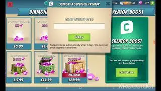 enter creator code cosmic (boom beach game play)