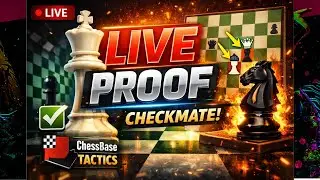 🔴 LIVE PROOF &ndash; Chess Tactics in Action! ♟️🔥|#chess#tactics