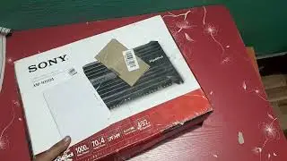 UNBOXING 4 CHANNEL  AMPLIFIER 2023 SONY XM-N1004