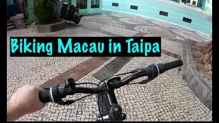 Biking Macau in Taipa