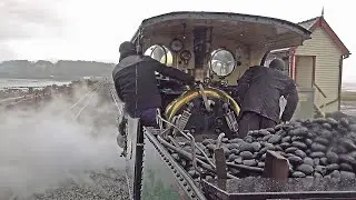Ffestiniog Railway, Wales, operates during storm &ldquo;Amy&rdquo;