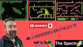 🔥 3 Juegos Homebrew IMPERDIBLES en ZX Spectrum | Pura Nostalgia Retro 🎮