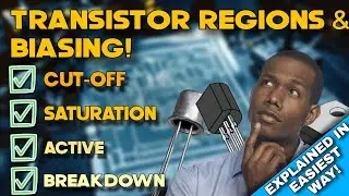 How Transistor Regions & Biasing Work? Easy Explanation!