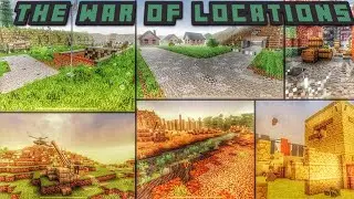 🪖The War Of Locations:Minecraft Bedrock map 1.21.2+  #war #minecraft
