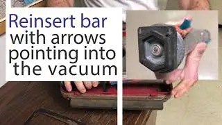 Vacuum belt replacement