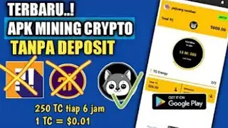 Baru rilis..! TT Coin Network apk mining crypto gratis #TTcoin #Coingratis #Coinmicin