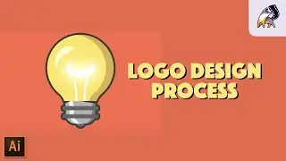 Light Bulb Logo Design - Adobe Illustrator Tutorial - Logo Idea