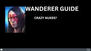 CAN WANDERER HIT FOR MASSIVE DAMAGE?!(raid shadow legends rare champion guide)