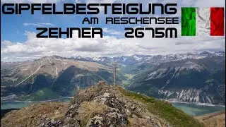 Wandern am Reschensee - Gipfelbesteigung Zehner 2675M - 4K