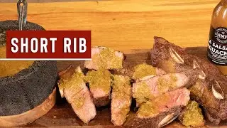 Short rib a la parrilla con salsa de aguachile