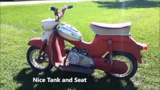 1960 Puch DS60 Compact Scooter - Parting Out