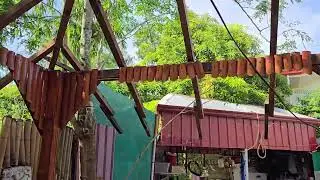 Boysen Permatex Textured paint at bahay kubo palit ng bagong estilo(design) ng Bubong(roof) | PART 1