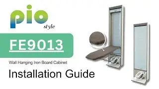 Installation Guide For FE9013 Wall Hanging Iron Board Cabinet
