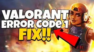 How To Fix Valorant Error Code 1 in 2025 | Valorant Error Van 1 FIX
