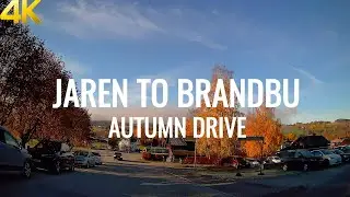 Relaxing Drive during Autumn in 4K | Norway's Countryside