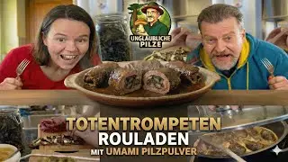 Ultimative Pilz-Roulade: Umami-Explosion mit Totentrompeten Pulver - Mega dunkle Rouladen Sauce! 